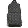 LOUIS VUITTON Avenue Sling Damier Graphite Backpack Bag Black