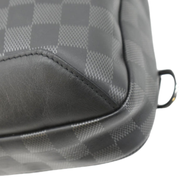 LOUIS VUITTON Avenue Sling Damier Graphite Backpack Bag Black