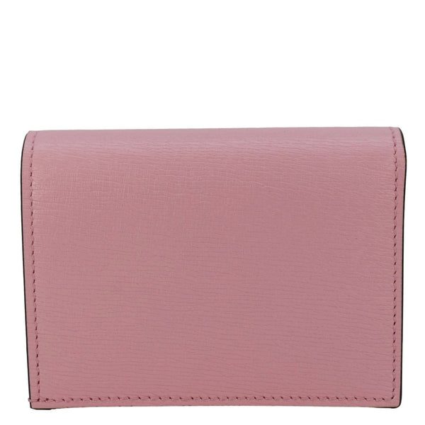 GUCCI  Bananya Print Leather Card Case Holder Pink 701009