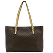 CELINE Macadam Canvas Tote Bag Brown