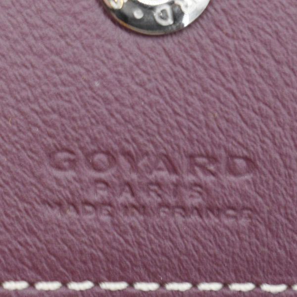 GOYARD Boheme Canvas Hobo Bag Burgundy