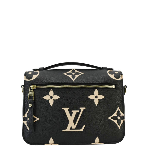 LOUIS VUITTON Metis Pochette Empreinte Leather Crossbody Bag Bicolor