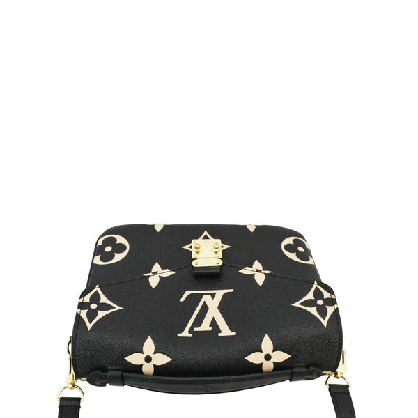 LOUIS VUITTON Metis Pochette Empreinte Leather Crossbody Bag Bicolor