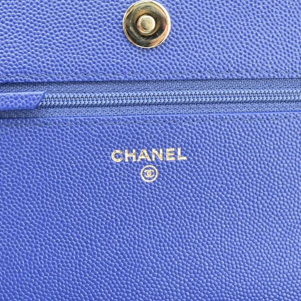 CHANEL Mademoiselle Vintage Flap Quilted Leather Shoulder Bag Blue