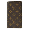 LOUIS VUITTON Brazza Monogram Canvas Bifold Long Wallet Brown