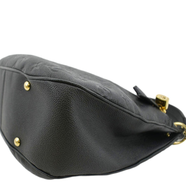 LOUIS VUITTON Spontini Empreinte Leather Shoulder Bag Black