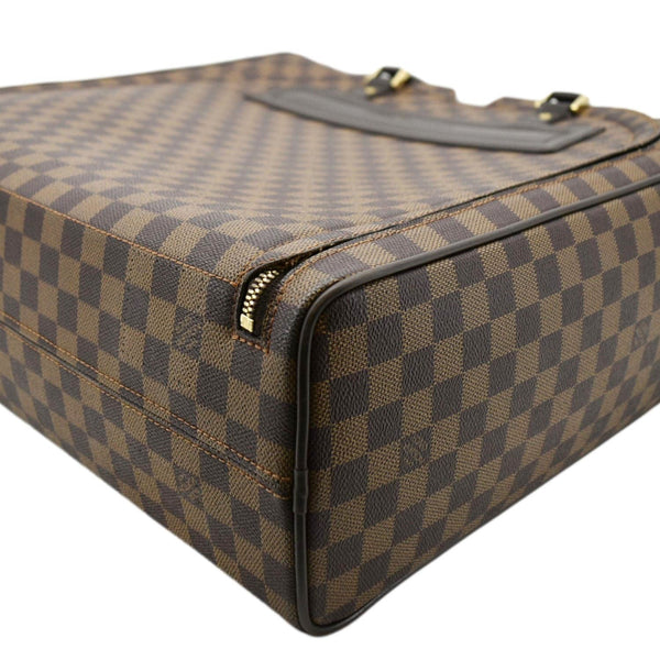 LOUIS VUITTON Nolita PM Damier Ebene Travel Bag Brown