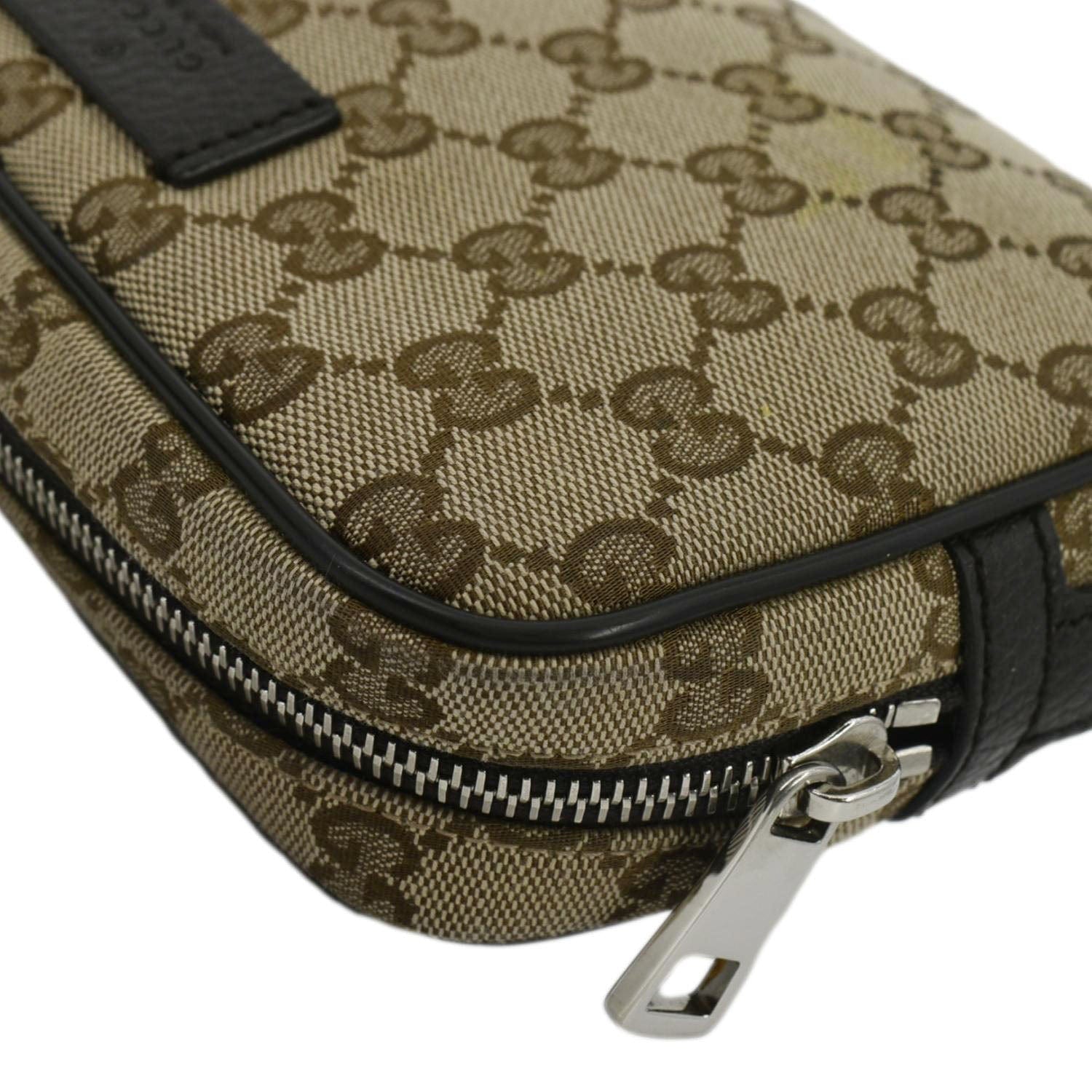 Gucci Marsupio Beltbag Beige Uomo Tessuto Original GG Mod. 449174 KY9K