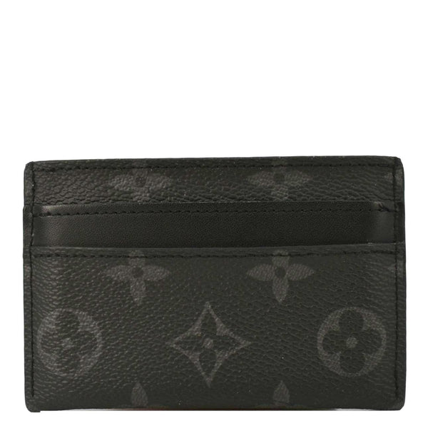 LOUIS VUITTON Monogram Eclipse Card Holder Black