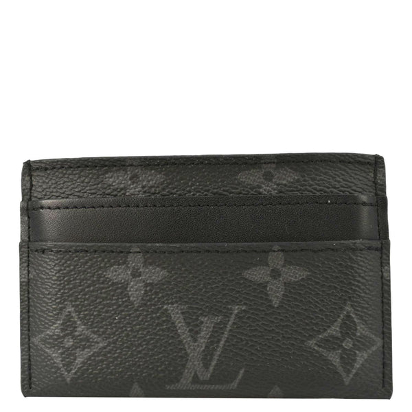 LOUIS VUITTON Monogram Eclipse Card Holder Black