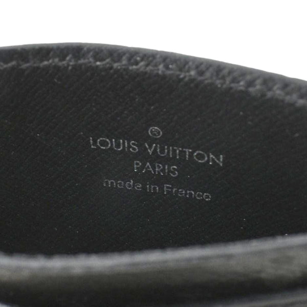 LOUIS VUITTON Monogram Eclipse Card Holder Black