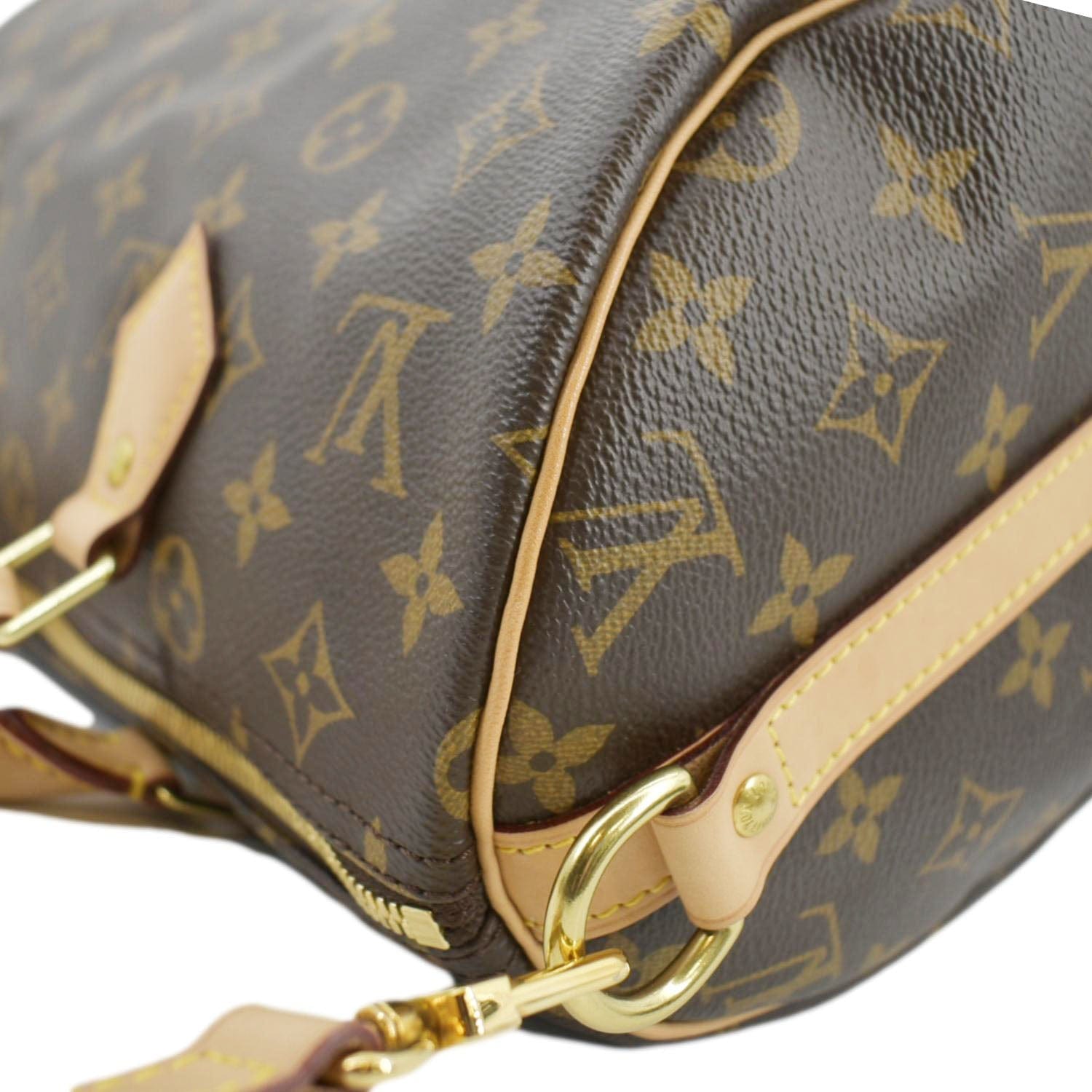 LOUIS VUITTON Speedy 30 Bandouliere Monogram Canvas Shoulder Bag