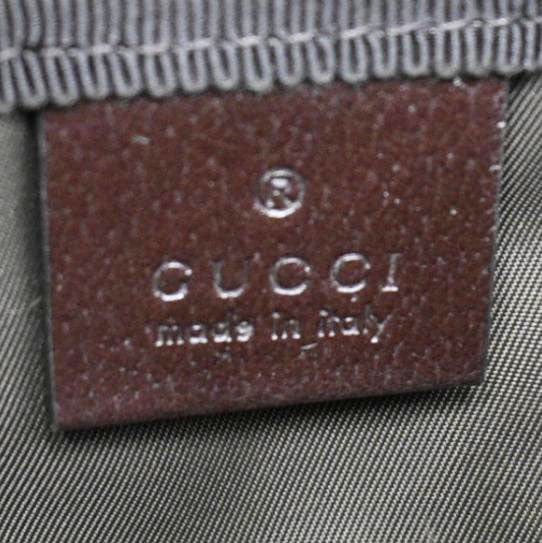 GUCCI Diaper GG Supreme Monogram Canvas Shoulder Bag Beige 123326