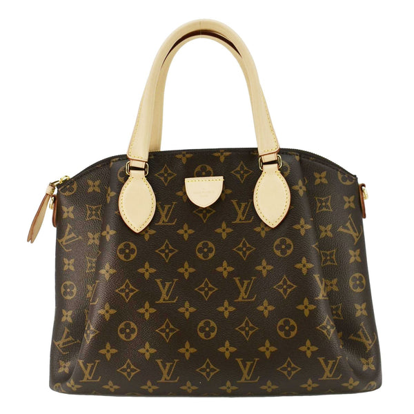 LOUIS VUITTON Rivoli MM Monogram Canvas Shoulder Bag Brown