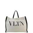 VALENTINO GARAVANI VLTN Canvas Tote Bag White