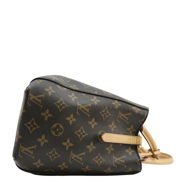 LOUIS VUITTON Montaigne MM Monogram Canvas Shoulder Bag Brown