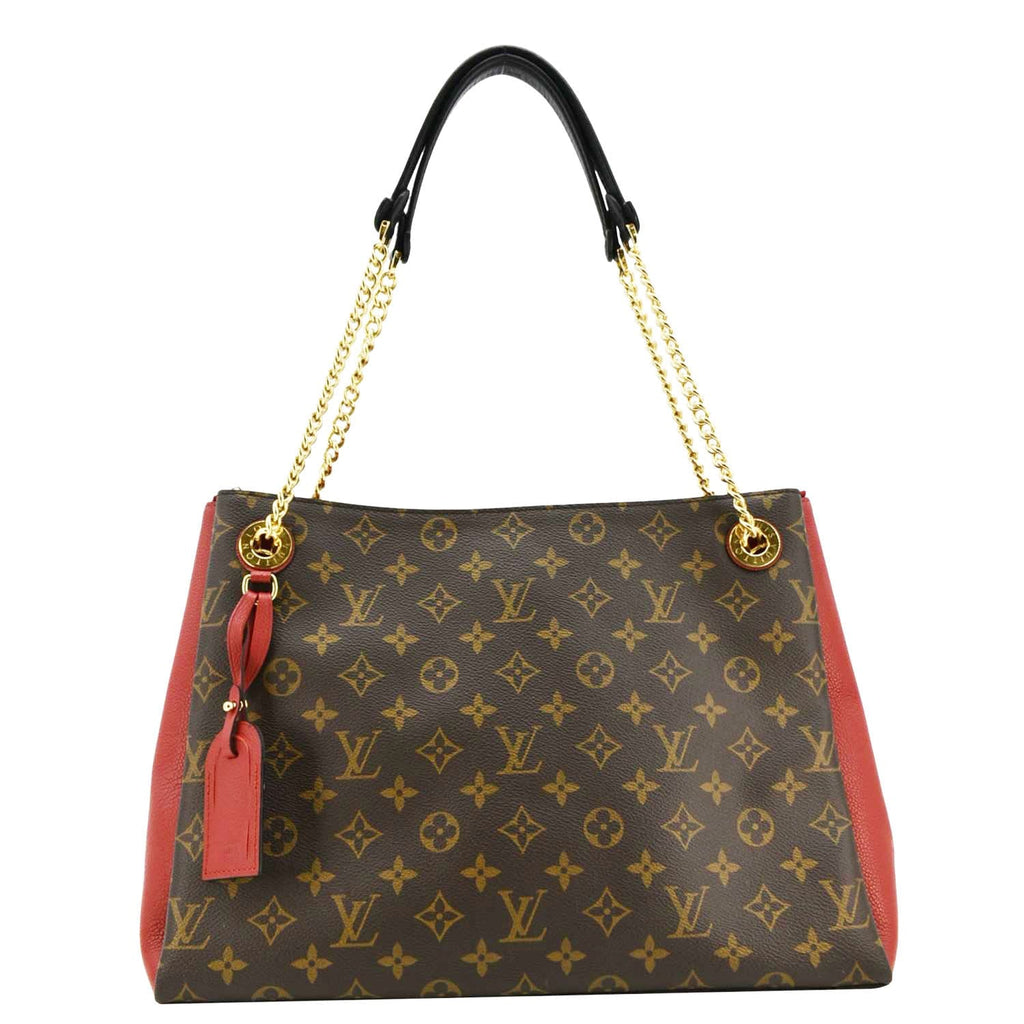 LOUIS VUITTON Surene MM Monogram Canvas Shoulder Bag Cherry