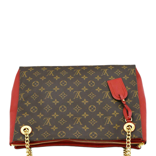 LOUIS VUITTON Surene MM Monogram Canvas Shoulder Bag Cherry