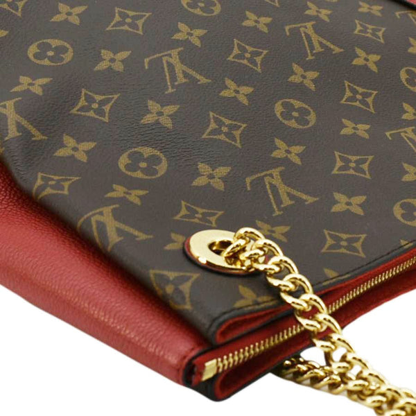 LOUIS VUITTON Surene MM Monogram Canvas Shoulder Bag Cherry