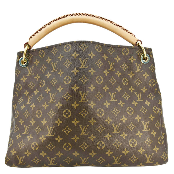 LOUIS VUITTON Artsy MM Monogram Canvas Hobo Shoulder Bag Brown