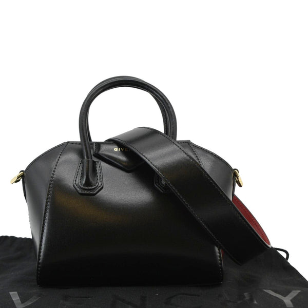 GIVENCHY Antigona Leather Shoulder Bag Black