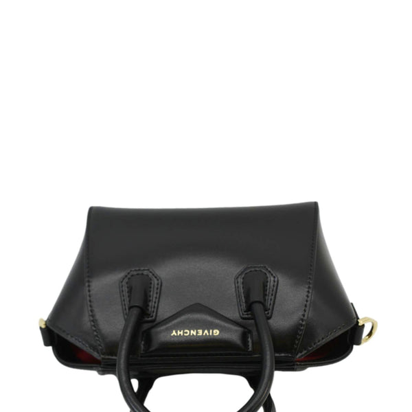 GIVENCHY Antigona Leather Shoulder Bag Black