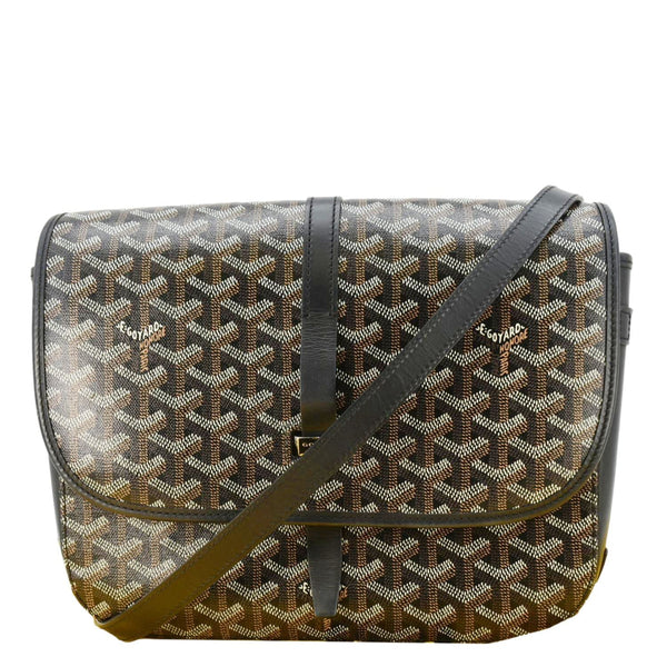 GOYARD Belvedere MM Canvas Messenger Bag Brown