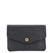 LOUIS VUITTON Victorine Monogram Empreinte Wallet Navy Blue