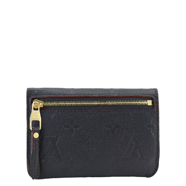 LOUIS VUITTON Victorine Monogram Empreinte Wallet Navy Blue