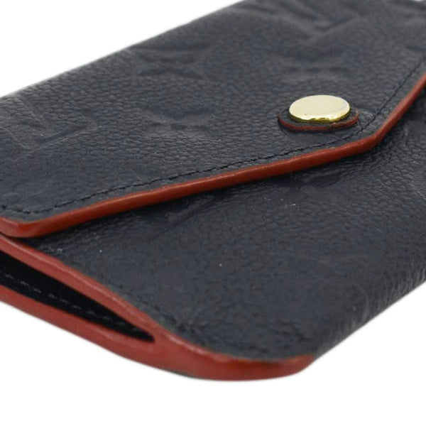 LOUIS VUITTON Victorine Monogram Empreinte Wallet Navy Blue