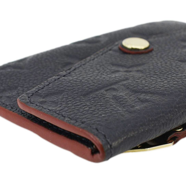 LOUIS VUITTON Victorine Monogram Empreinte Wallet Navy Blue