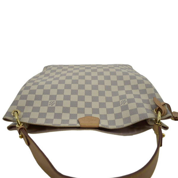 LOUIS VUITTON Graceful PM Damier Azur Shoulder Bag White