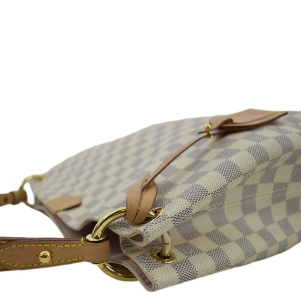 LOUIS VUITTON Graceful PM Damier Azur Shoulder Bag White