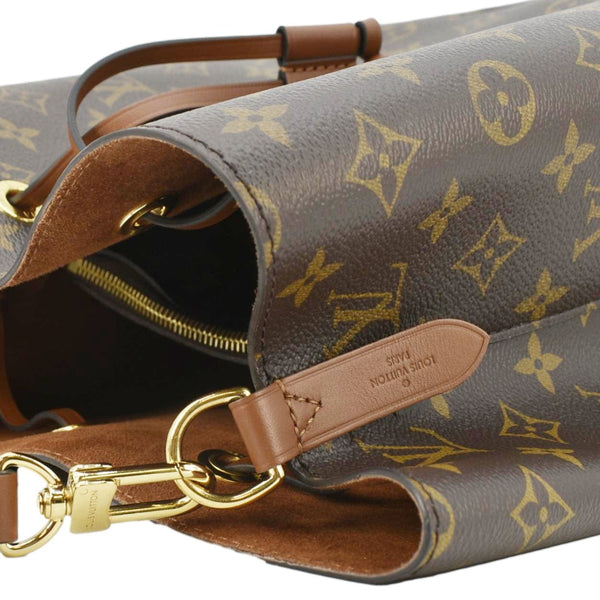 LOUIS VUITTON NeoNoe Monogram Canvas Shoulder Bag Brown