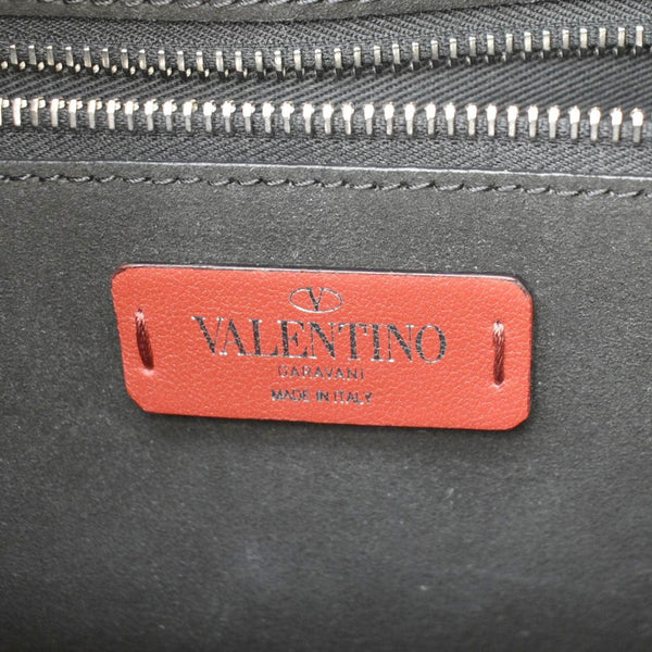 VALENTINO GARAVANI VLTN Leather Crossbody Bag Navy Blue