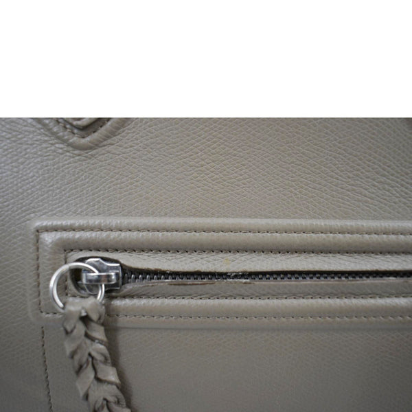 CELINE Phantom Medium Leather Tote Bag Beige