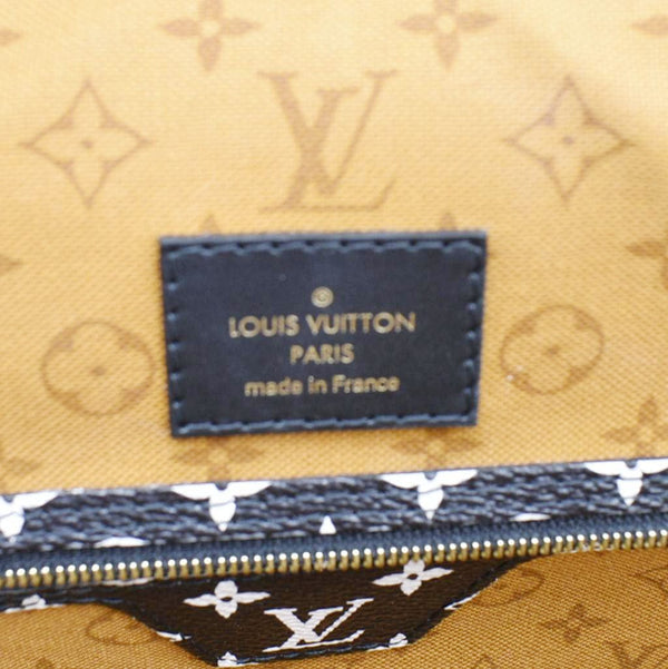 LOUIS VUITTON Neverfull Crafty Monogram Gaint Canvas Tote Bag Caramel