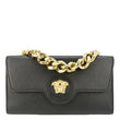 VERSACE La Medusa Leather Crossbody Bag Black