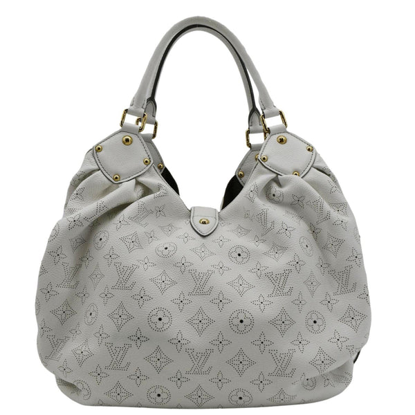 LOUIS VUITTON Solar Large Hobo Bag White front side