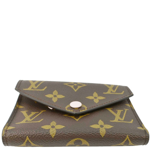 LOUIS VUITTON Victorine Monogram Canvas Wallet Brown