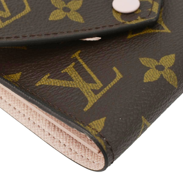 LOUIS VUITTON Victorine Monogram Canvas Wallet Brown