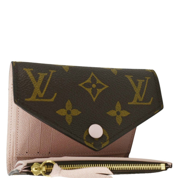 LOUIS VUITTON Victorine Monogram Canvas Wallet Brown