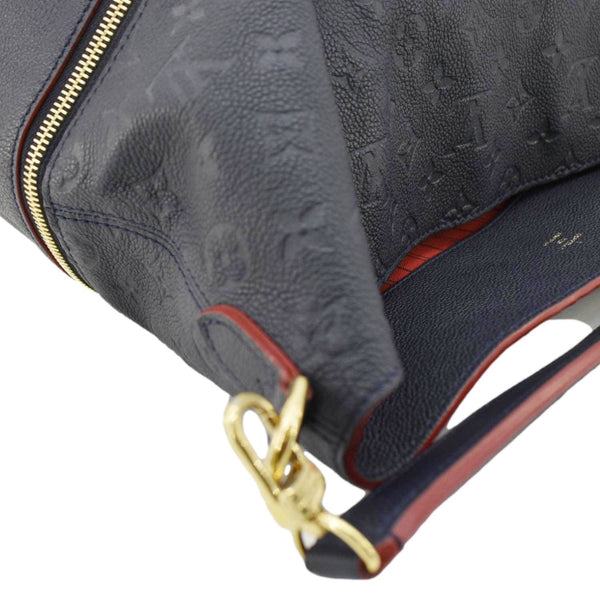 LOUIS VUITTON Melie Empreinte Leather Hobo Shoulder Bag Navy Blue