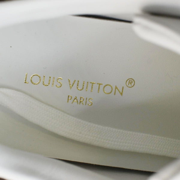 LOUIS VUITTON Time Out Leather Sneakers White Size 37