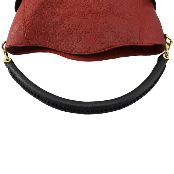 LOUIS VUITTON Bagatelle Monogram Empreinte Leather Shoulder Bag Red