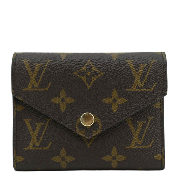 LOUIS VUITTON Victorine Monogram Canvas Wallet Brown