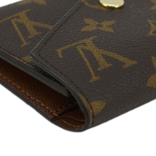 LOUIS VUITTON Victorine Monogram Canvas Wallet Brown