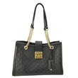 GUCCI Padlock Medium Leather Shoulder Bag Black 479197