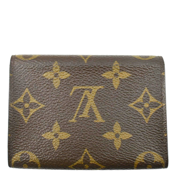 LOUIS VUITTON Monogram Canvas Bi-Fold Card Case Brown