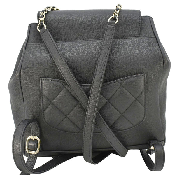 CHANEL Business Affinity Caviar Quilted Backpack Black